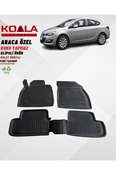 KoalaOtoTekstil Opel Astra J Hatchback Ve Sedan Uyumlu 2010-2019 3d Havuzlu P...