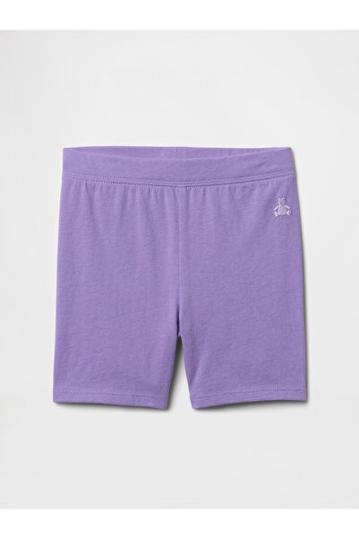 GAP Kız Bebek Mor Desenli Bisiklet Şortu