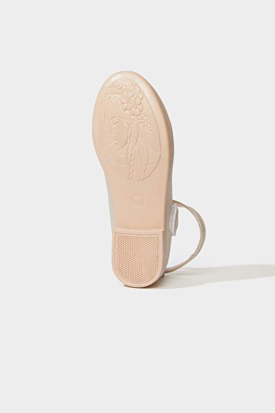 DeFacto Mädchen-Ballerinas aus Kunstleder mit flacher Sohle C1056A825SP