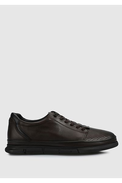 Eclipse Men's Brown Leather Shoes