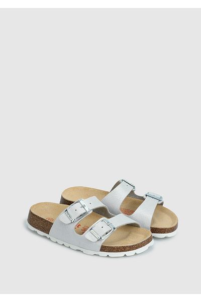 Superfit Girl's Silver Slippers