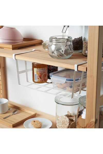 IKEA P LYCKE Clip-On Basket, 36x26x14 cm, Steel with Powder Coating Perfect for Storage