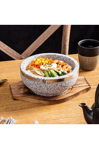 ABAREEK 18 cm stone pot size