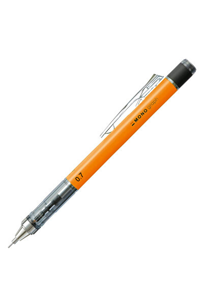 Tombow Mono Graph Mechanical Versatil Tip Pencil 0.7 Neon Orange Xcsh-Mg56R7