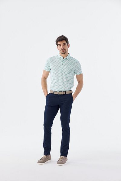 Jakamen Ανδρικό αθλητικό παντελόνι Navy Blue Extra Slim Fit με πλαϊνές τσέπες