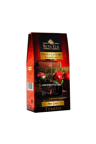 Beta Tea Beta Nar Çayı (TÜRKİYE) Dünya Çayları Koleksiyonu Kırmızı 50 gr