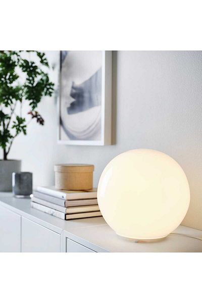 IKEA SOLHETTA LED Bulb E27 470lm 2700K, 60x108mm Opal White 2 Pack by IKEA