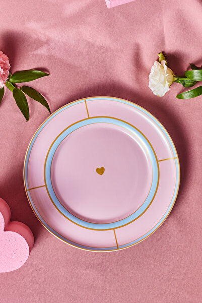 Karaca Talya Servis Tabağı Pembe 25 cm