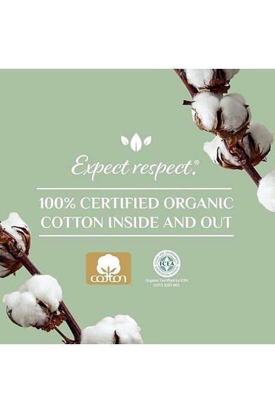 Organyc Organic Cotton Tampons - Plant-Based Eco-Applicator, Super Plus, 6 Packs of 16 (Total 96 Pieces)