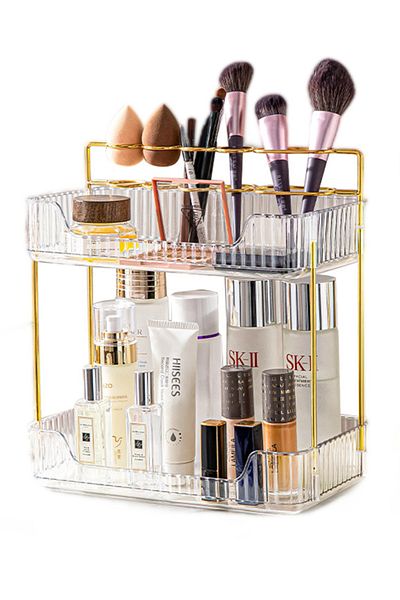 ETG 5 Tier Bathroom Counter Organizer, Skin Care Vanity Countertop Organizer, Makeup Brush