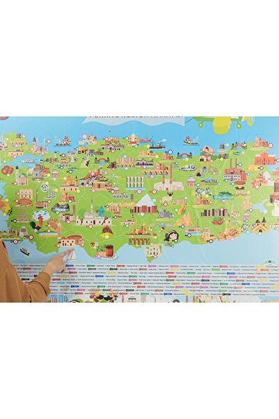 TutturX Türkiye Culture Map 95x150cm