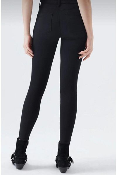kotmodası Skinny Jean Pantaloni Power Lycra pentru femei cu talie înaltă