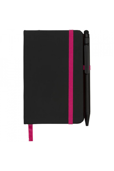 PAPER Set Agenda Dictando Noir A6, 96 file, coperti cartonate, si pix cu styl...