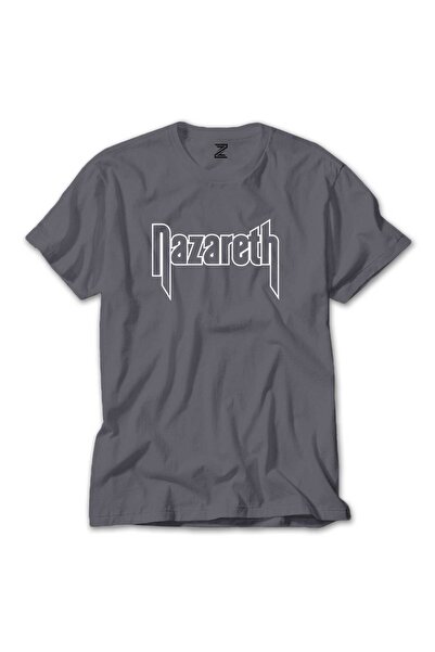 WAKHA Tricou Gri Nazareth Logo