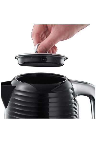 RUSSELL HOBBS Fierbator apa Russell Hobbs Inspire Black 24361-70, 2400 W, 1.7 l, Fierbere rapida (Negru/Inox)