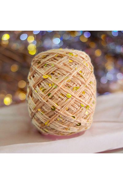 Kırlangıç Large Sequined Cotton Hand Knitting Rope 180 g