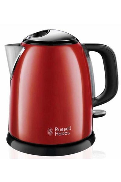 RUSSELL HOBBS Fierbator apa Russell Hobbs 24992-70 Colours+ Mini, 2400 W, 1 l (Negru/Rosu)