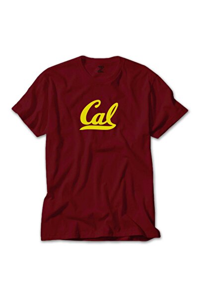 WAKHA Tricou colorat Universitatea din California, culoare roșie, mărimea 4XL