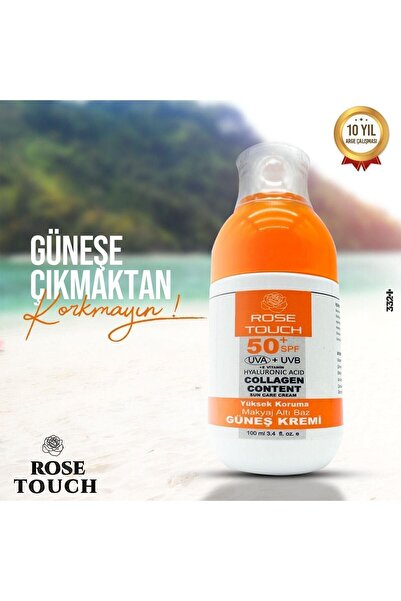 Rose Touch Güneş Kremi Spf 50 Koruma 100ml