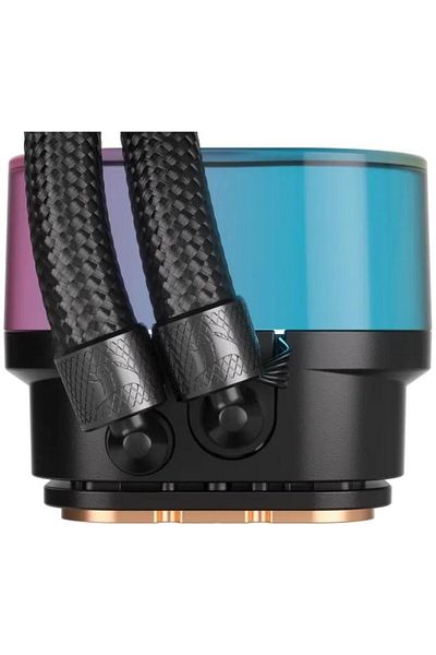 Corsair Cooler procesor AIO Corsair iCUE LINK H100i RGB, 240mm, racire cu lichid (Negru)