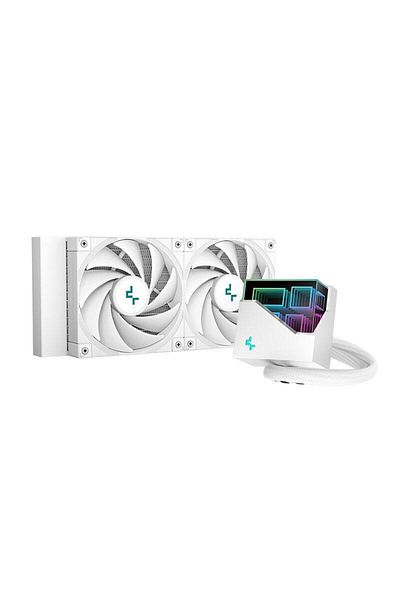 Deep Cool Deepcool LT520 liquid processor cooler white aRGB lighting