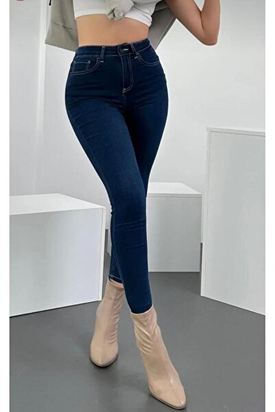 kotmodası Скінні джинси для жінок з еластичною талією
