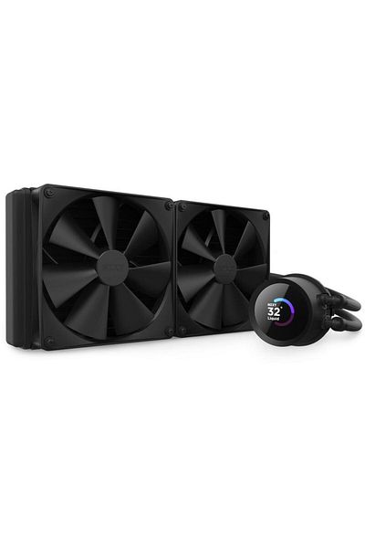 Nzxt Cooler CPU NZXT Kraken 280, pompa cu ecran LCD, Negru