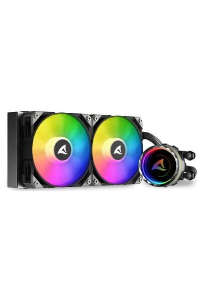 SHARKOON Ψύκτης CPU AIO Sharkoon S80 RGB, 2x120 mm