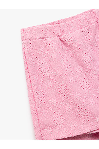 Koton Fisto Beli Lastikli Mini Şort Etek