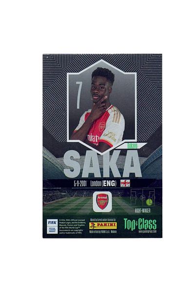 hediyecik Panini Fifa Top Class 2024 Holo Giants Card-Bukayo Saka