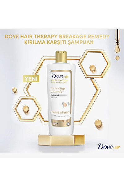 Dove Hair Theary Saç Bakım Şampuanı Breakage remedy %0 sülfat 350 Ml