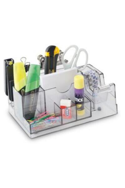 Mas منظم 815 مكتب شفاف مع قاطع الشريط