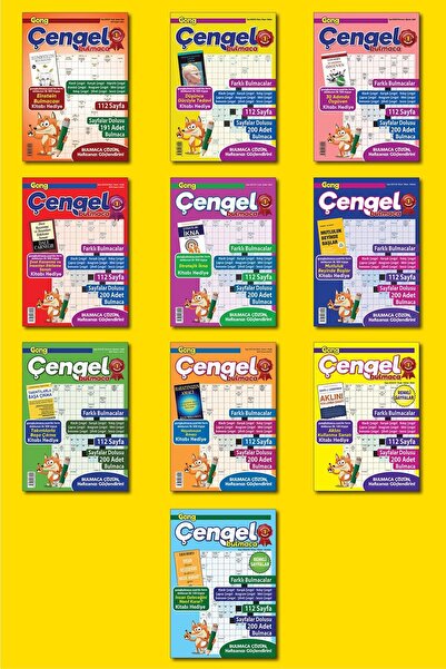 Gong Çengel Bulmaca 10'lu Set-1