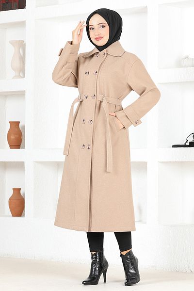 ModaMerve Παλτό Mink Cashmere - Μοντέλο MSL7007
