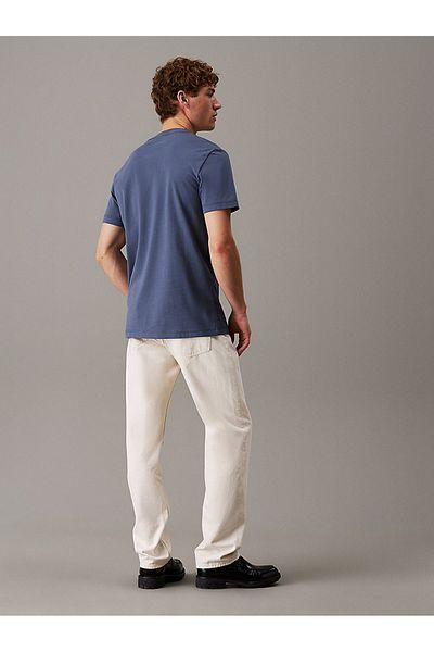 Calvin Klein Calvin Klein Men Blue Heavy Regular Short Sleeve T-Shirt