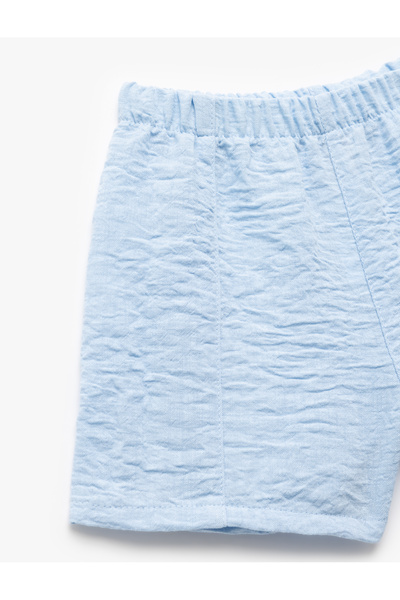 Koton Beli Lastikli Dokulu Fırfır Detaylı Şort Etek