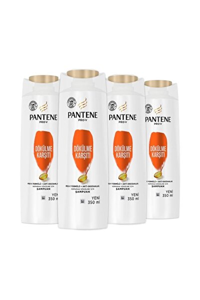 Pantene 350 Ml Şampuan Saç Dökülme Karşıtı X 4 Adet