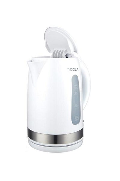 TESLA Fierbator electric Tesla KT200WX, 2200W, 1.7L, Incalzitor ascuns, Strix Control, Indicator luminos