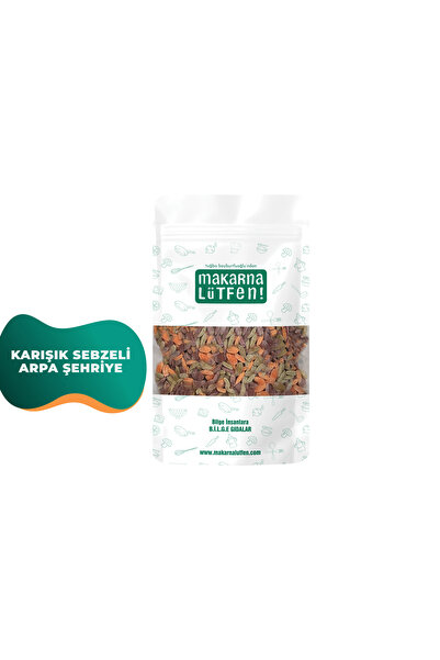 Makarna Lütfen Karışık Sebzeli Arpa Şehriye ( 8 Ay-250 Gram)