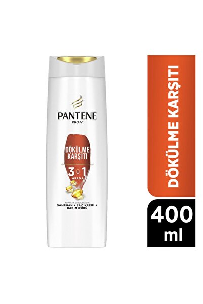 Pantene 400 Ml Şampuan 3in1 Saç Dökülme Karşıtı