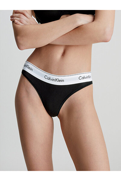 Calvin Klein Kadın Siyah Tanga