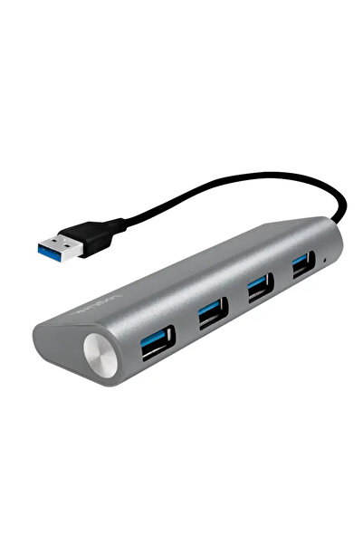 LogiLink HUB 4 porturi USB3.0, Carcasa Aluminiu, Logilink UA0307
