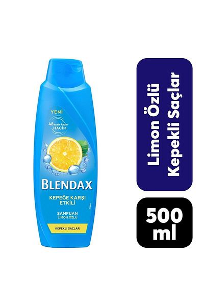 Blendax 500 ml Shampoo - Anti-Dandruff with Lemon Extract