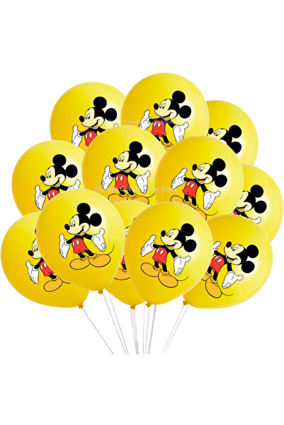 Choice 12 قطعة بالون لاتكس ميكي ماوس مقاس 12 بوصة A-2 (12 قطعة/24 قطعة) مقاس ...