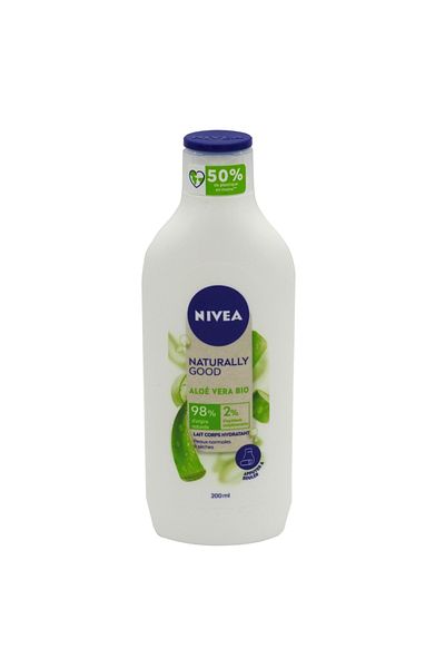 NIVEA BODY LOTION 200ML NATURALLY GOOD ALOE