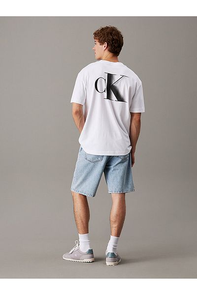 Calvin Klein Calvin Klein Men White Bold Short Sleeve T-Shirt