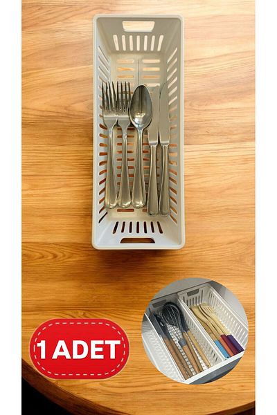 Bayev Clio 1 Piece Modular Cutlery and Ladle Drawer Organizer Kitchen Organizer