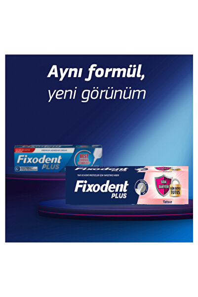 Fixodent Plus Gıda Bariyeri Diş Protezi Yapıştırıcı Krem 40G
