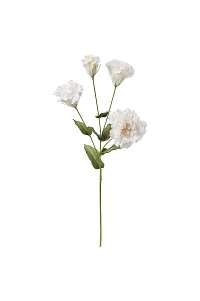 IKEA SMYCKA Artificial Lisianthus Flower White 60 cm | IKEA Lifelike Stem Decor