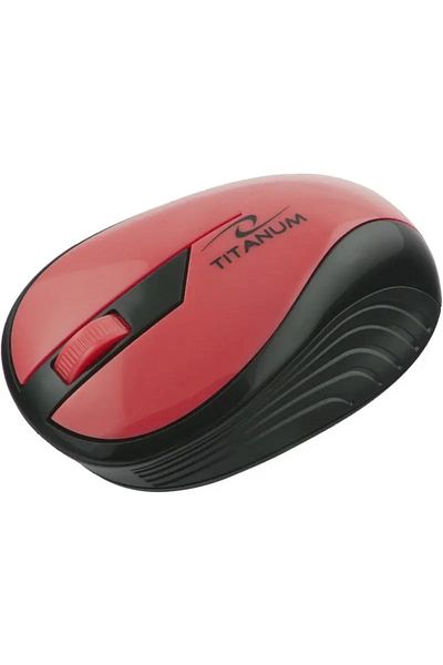 ESPERANZA Mouse optic ESPERANZA Titanum, Wireless, 2.4 Ghz, 1000 DPI, Rosu